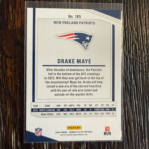 Drake Maye Rookie card - Picture 2 of 2